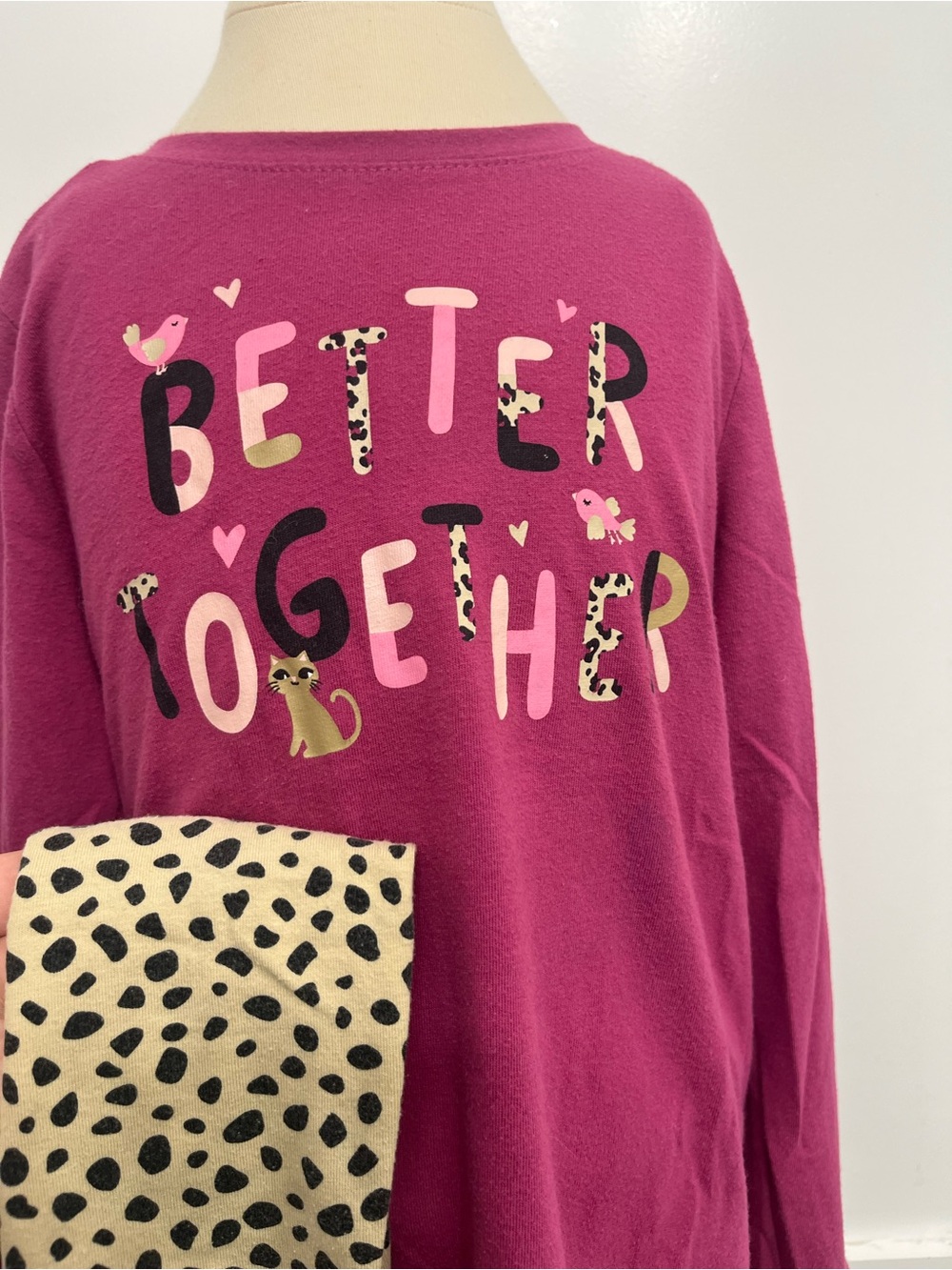 Garanimals Pink & Cream 'Better Together' Matching Set